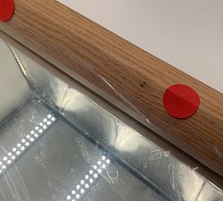 Open Box: Alvery Wall Mirror (24"W x 35.5"H) - Whitewash