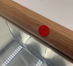 Open Box: Alvery Wall Mirror (24"W x 35.5"H) - Whitewash