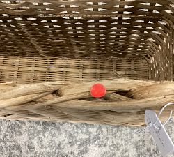 Open Box: Aubrey Handwoven Oversized Lidded Basket - Natural