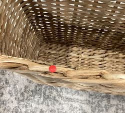 Open Box: Aubrey Handwoven Oversized Lidded Basket - Natural