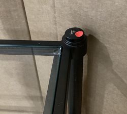 Open Box: Everson Rectangular Glass Coffee Table (52") - Bronze