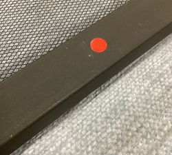 Open Box: Industrial Fireplace Single Screen, Large (44") - Dark Bronze