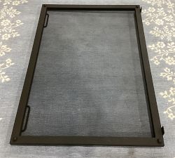 Open Box: Industrial Fireplace Single Screen, Large (44") - Dark Bronze