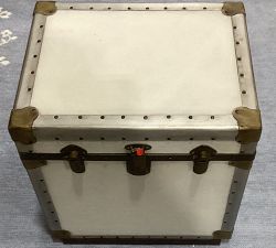 Open Box: Ludlow Rectangular Trunk End Table (18.5") - White