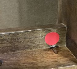 Open Box: Reed Rectangular End Table (20") - Antique Umber