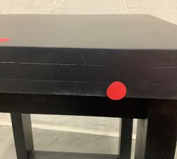 Open Box: Reed Rectangular End Table (20") - Warm Black