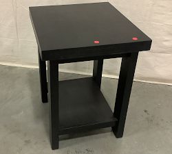 Open Box: Reed Rectangular End Table (20") - Warm Black
