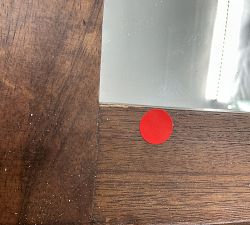 Open Box: Summerville Mirror With Hooks - Tuscan Brown