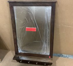 Open Box: Summerville Mirror With Hooks - Tuscan Brown