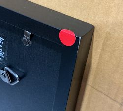 Open Box: Wood Gallery Frame, 27" x 39" (11"x14", 24"x26" Opening) - Black