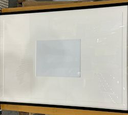 Open Box: Wood Gallery Frame, 27" x 39" (11"x14", 24"x26" Opening) - Black
