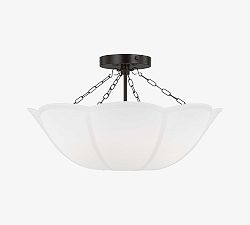 Rosy Round Flush Mount (19")