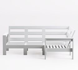 Malibu Metal 4-Piece Outdoor Sectional (85")
