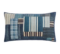 Audrey Striped Patchwork Quilted Sham