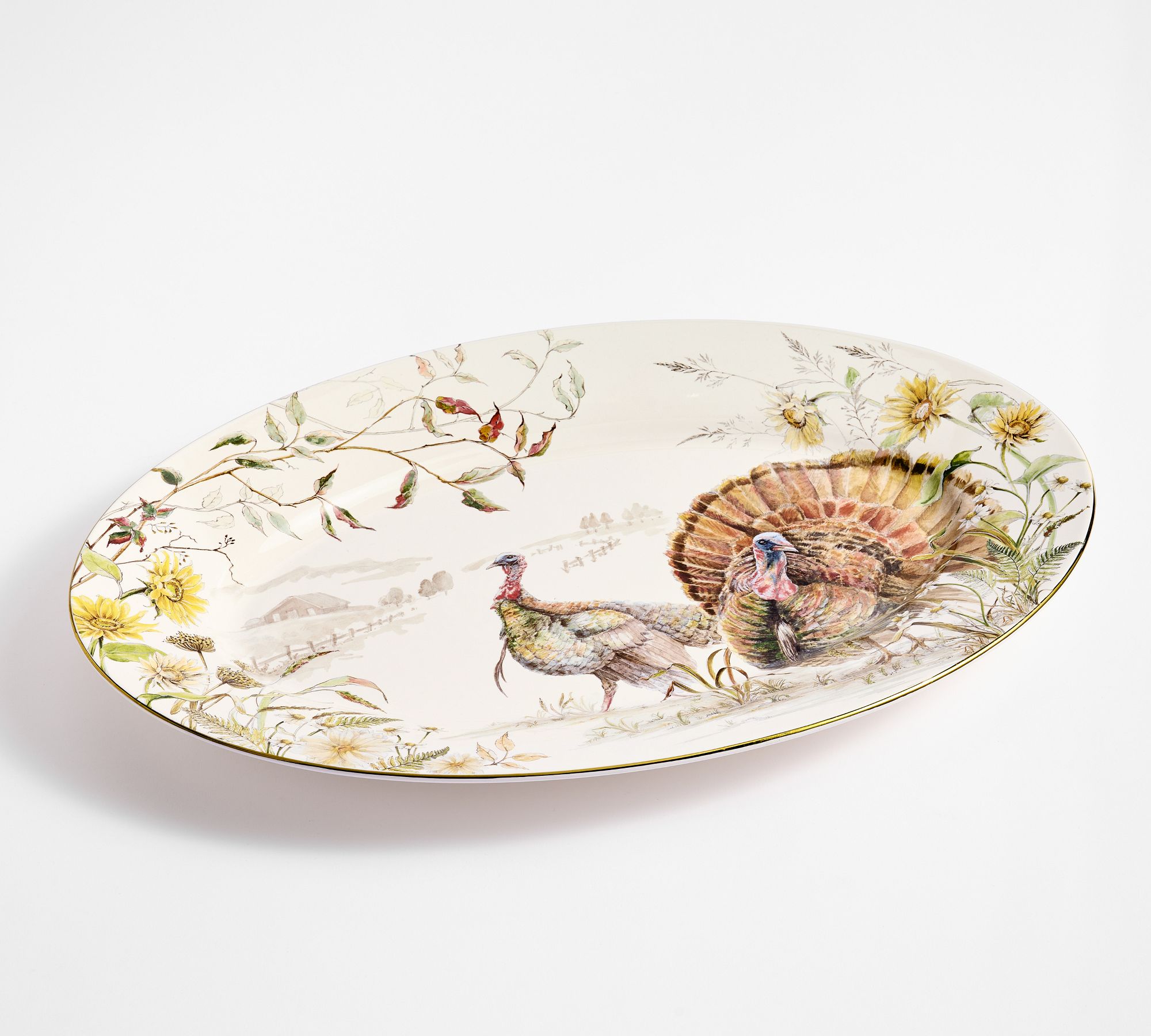 Bedford Harvest Stoneware Serving Platter
