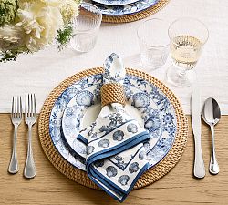 Tava Rattan Napkin Rings - Set of 4