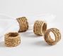 Malibu Handcrafted Seagrass Napkin Rings - Set of 4