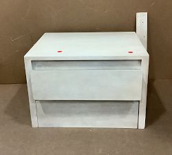 Open Box: Cayman Wall Cabinet, 2-Drawer - Biscotti