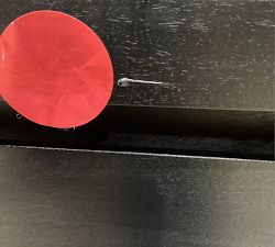 Open Box: Cayman Wide Nightstand (33") - Warm Black