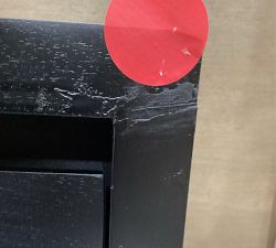 Open Box: Cayman Wide Nightstand (33") - Warm Black