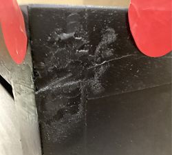 Open Box: Cayman Wide Nightstand (33") - Warm Black