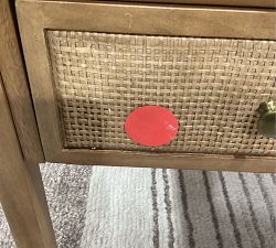 Open Box: Channing Keyhole Desk (64") - Midland Amber