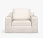 Big Sur Slipcovered Swivel Outdoor Lounge Chair