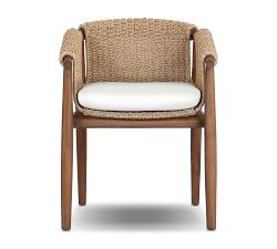 Fawn Teak Outdoor Dining Chair
