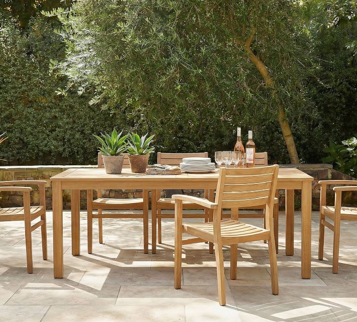 Brockville Rectangular Outdoor Dining Table (59