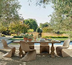 Wilder Reclaimed Teak Rectangular Outdoor Dining Table (111")