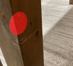 Open Box: Rockport Reclaimed Wood Console Desk (80") - Cocoa Brown