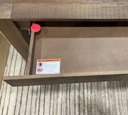 Open Box: Rockport Reclaimed Wood Console Desk (80") - Cocoa Brown