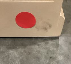 Open Box: Scarlett Marble Nightstand (28") - Weathered Wheat