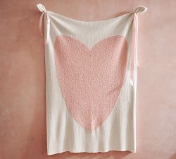 Big Heart Jacquard Throw
