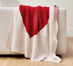 Big Heart Jacquard Throw