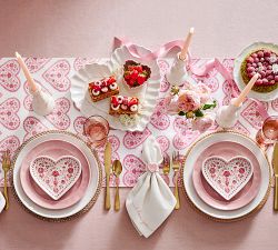 I Love You Sentiment Organic Cotton Napkins -  Set of 4