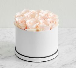 Faux Rose Bouquet In Box