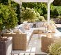 Build Your Own - Huntington Wicker Square Arm Outdoor Sectional Components