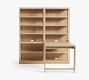 Pacific Peninsula Desk with 68" Bookcase Suite
