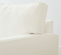 PB Comfort Square Arm 3-Piece Wedge Sectional (115")