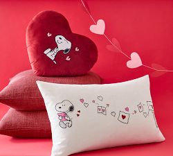 Peanuts Snoopy™ Hearts Lumbar Pillow Cover