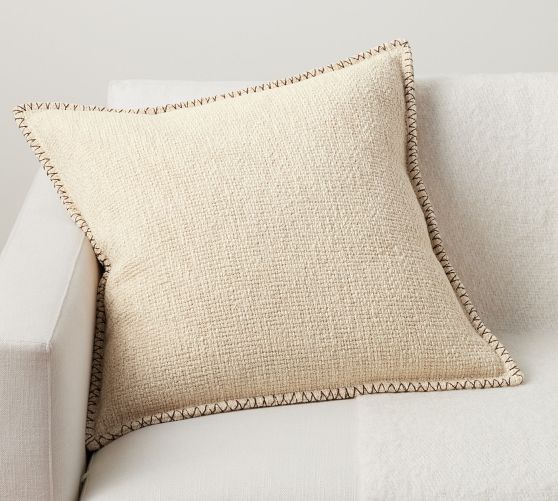 Bergen Stitched Flange Pillow Cover