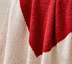 Big Heart Jacquard Throw