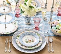 Botanical Bunny Stoneware Tiered Stand