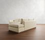 Carmel Slim Arm Wood Base Return Bumper Sectional (112"&ndash;124")