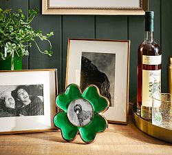 Four Leaf Clover Enamel Frame