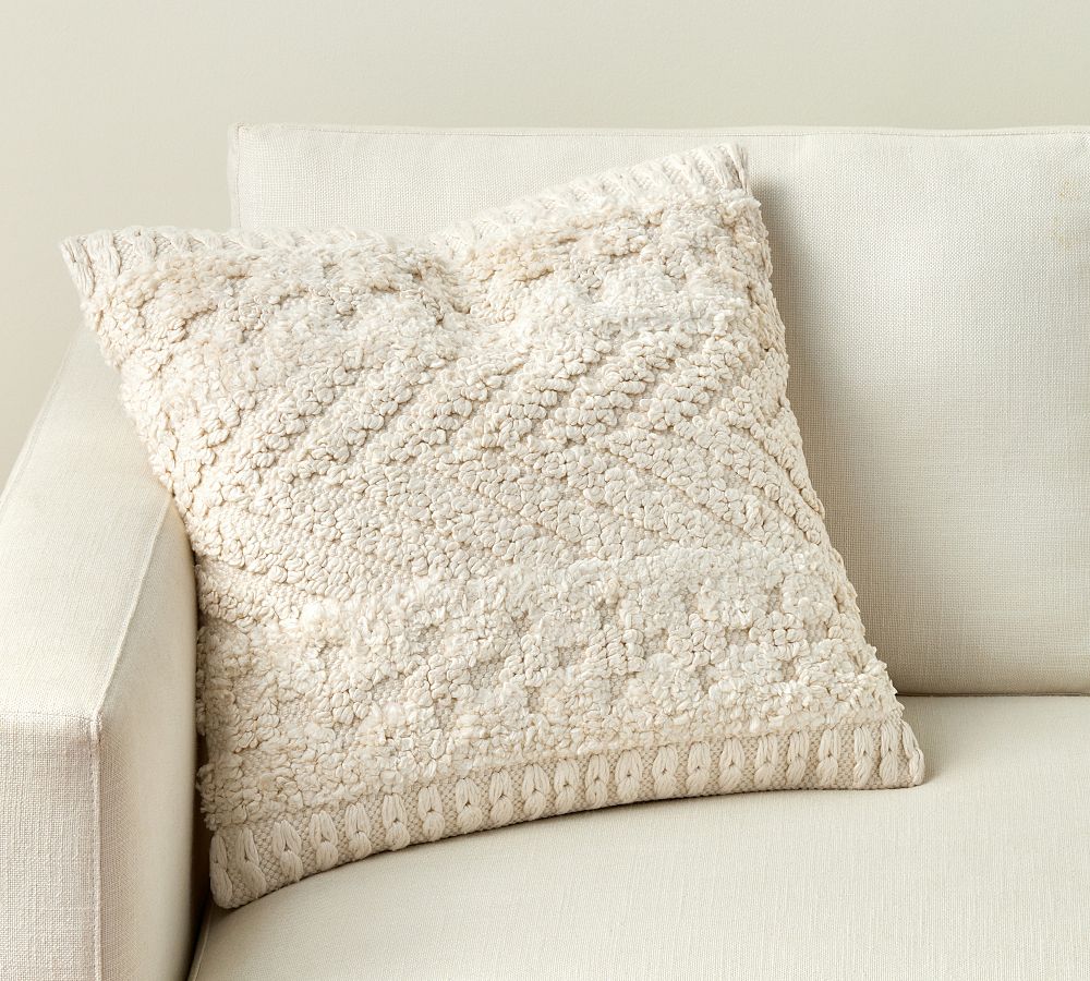 Goss Handwoven Silk Pillow Cover by Pottery Barn