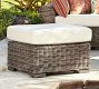Huntington  Wicker Outdoor Ottoman (27")