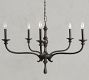 Lockhart Forged Iron Chandelier (36")
