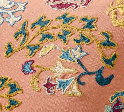 Lowen Suzani Embroidered Lumbar Pillow Cover